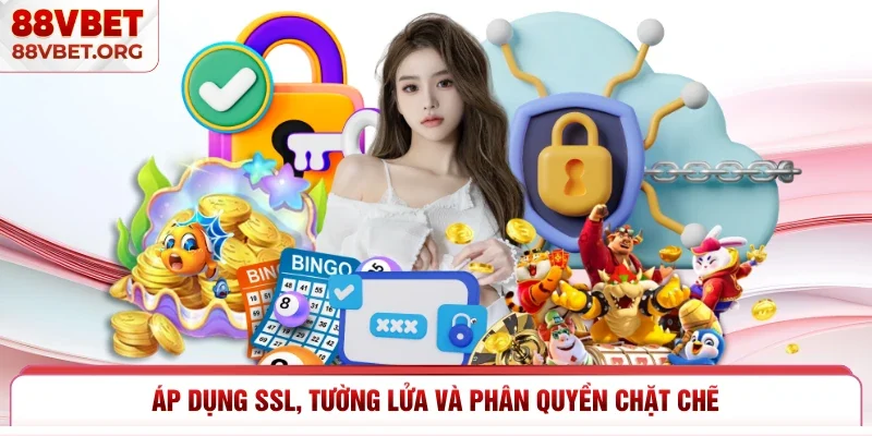 Áp dụng SSL, tường lửa và phân quyền chặt chẽ 