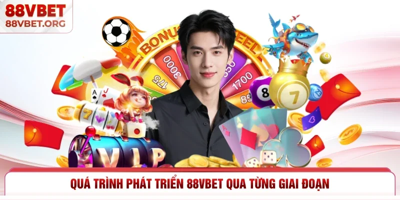 Quá trình phát triển 88vbet qua từng giai đoạn 